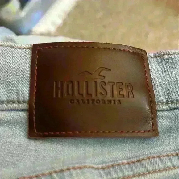HOLLISTER Skinny Fit Advanced Stretch Light Wash Distressed Women 28 (length 30) - Picture 11 of 14